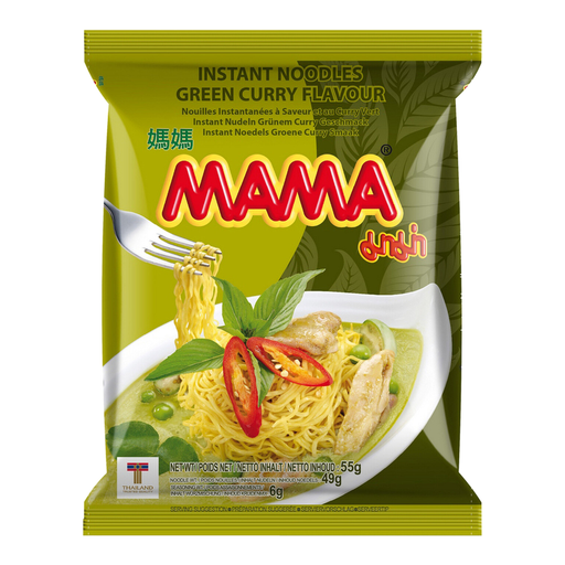 MAMA Instant Noodles Green Curry 55g