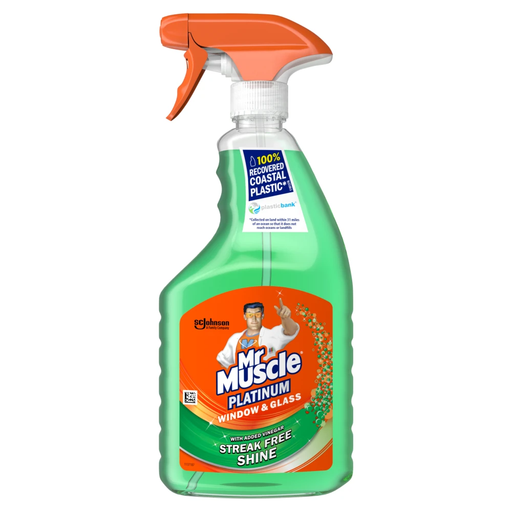 Mr Muscle Platinum Window & Glass Spray, 750ml