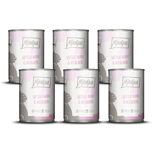 MjAMjAM Saftiges Hühnchen an Wildlachs 6 x 400 g