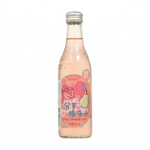 Hankow Er Chang Sparkling Peach Blossom Flavored Pear Juice Drink