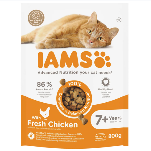 Iams Vitality Frisches Huhn Senior 7+