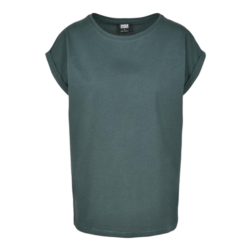 Ladies Extended Shoulder Tee bottle green S