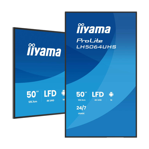 iiyama 50" 4K UHD Professional Digital Signage Display