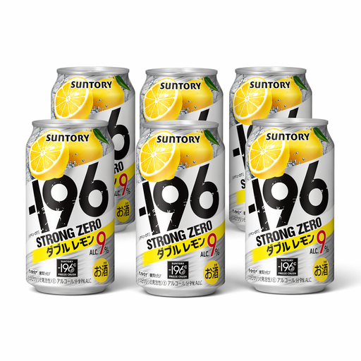 Suntory Strong Zero Double Flat Lemon Sour 350ml