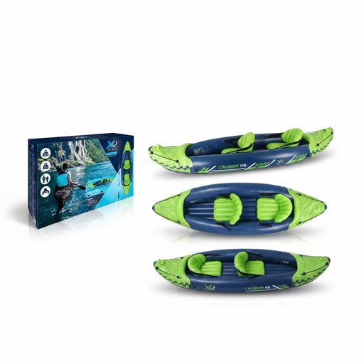 XQMAX Cruiser X2 Aufblasbares Kajak-Set für 2 Personen