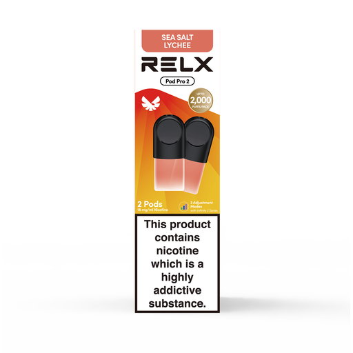 RELX Seasalt Lychee Pre-filled 2 Pods Pack
