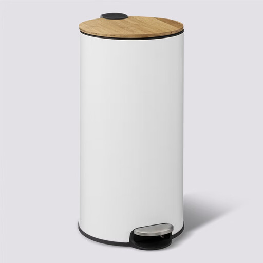 5five Pedal Bin with Bamboo Lid - 30 L