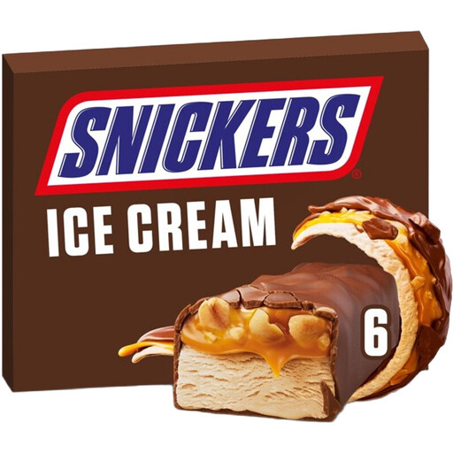Snickers Ice Bar - 6 stuks