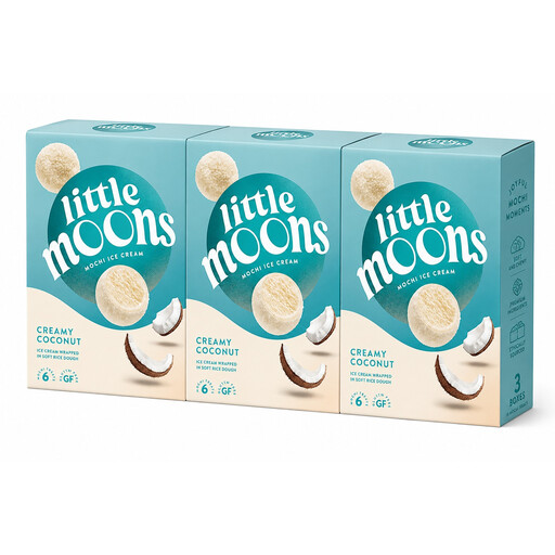 Little Moons Coconut Mochi Ice Cream 18 Pack