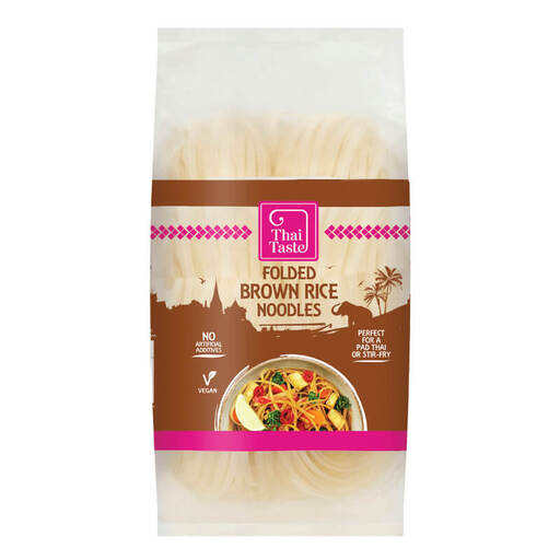 THAI TASTE Folded Brown Rice Noodles 200g