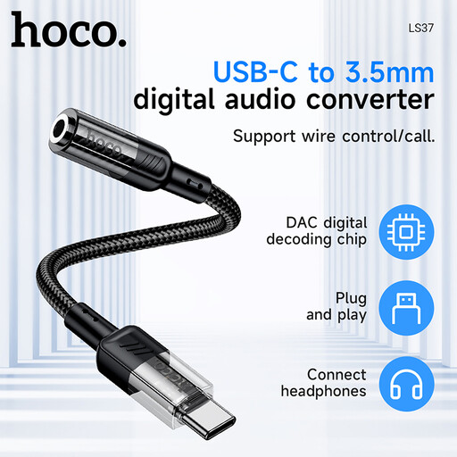 HOCO LS37 Spirit digital audio adapter
