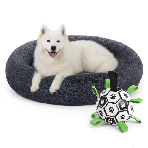 Panier apaisant en peluche pour cage pour chien JOYFURNOS Soft Plush, 120 x 20 cm