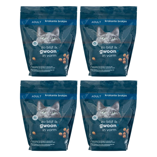 g'woon Premium Chunks Cat Salmon 800g*4