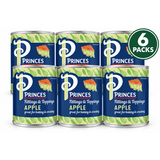 Princes Apple Fruit Filling 395g six-pack