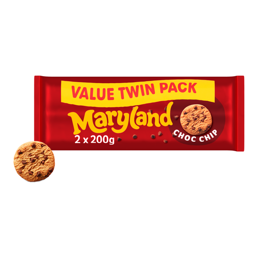 Maryland Cookies Choc Chip Twin Pack 400 g