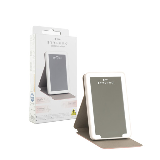 Stylpro LED Mini Mirror with a white protective case