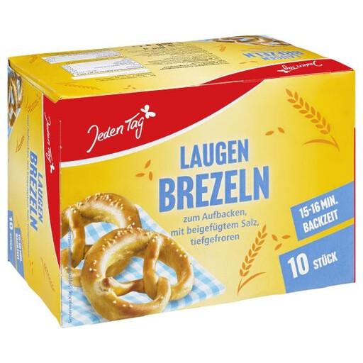 Jeden Tag Pretzels, pack of 10 × 86.8 g