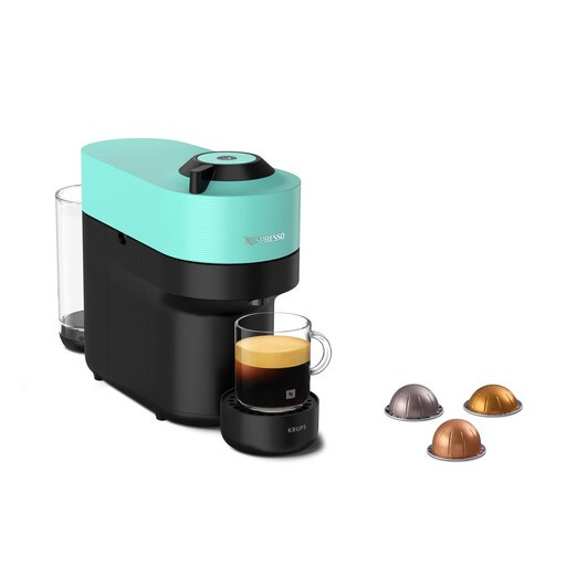 Nespresso Krups Vertuo Pop coffee machine, Aqua Mint