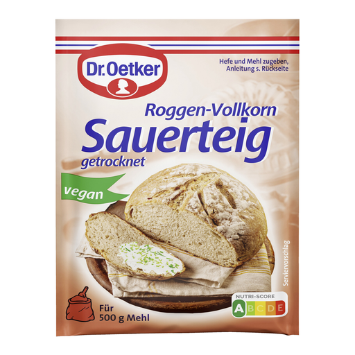 Dr. Oetker Dried Whole Grain Rye Sourdough Starter 15g