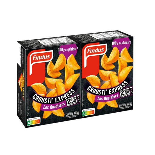 FINDUS Crispi Express Cut Potato Quarters x2 200 g