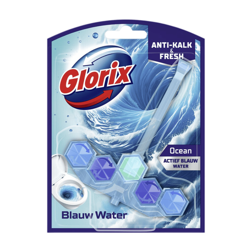 GLORIX Blue Water Ocean Toilet Block 48g