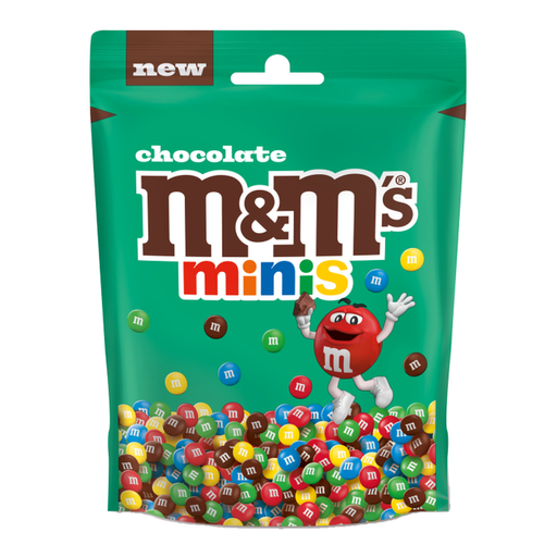 M&Ms Minis Milk & Bites pouch, 115g