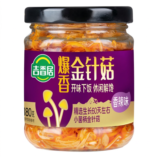 Ji Xiang Ju Spicy Fragrant Enoki Mushroom