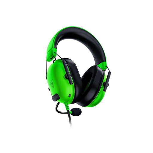 绿色 Razer BlackShark V2 X 游戏耳机