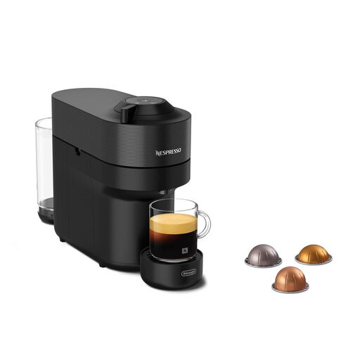 Nespresso Vertuo ENV90.B Vertuo Pop, Compact Coffee & Espresso Pod Brewer, Coffee Pod Machine for Vertuo Capsules, 0.6 Liters - Black