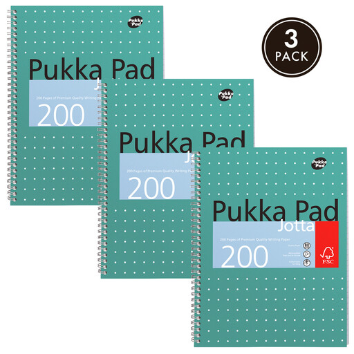 Pukka Pad A4 金属质感 Jotta 线圈本（横线款）