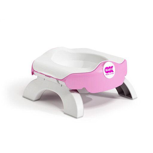 OKBaby Roady 3-in-1 Travel Potty and Toilet Training Seat Pink