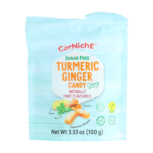 Corniche Sugar Free Ginger Chews Mint
