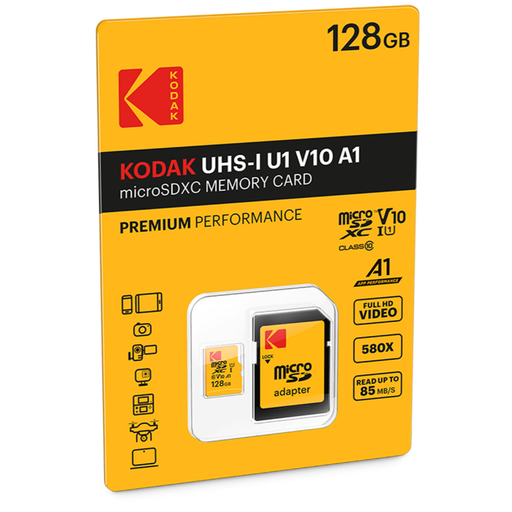 Kodak microSD 128GB U1 V10 Premium