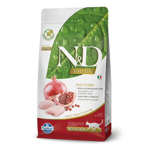Farmina N&D Prime Neutered Cat Chicken 1.5 kg