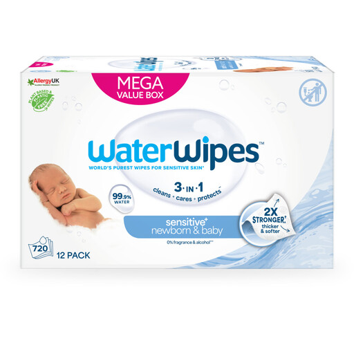 Waterwipes Organic Wet Wipes 720 Wipes