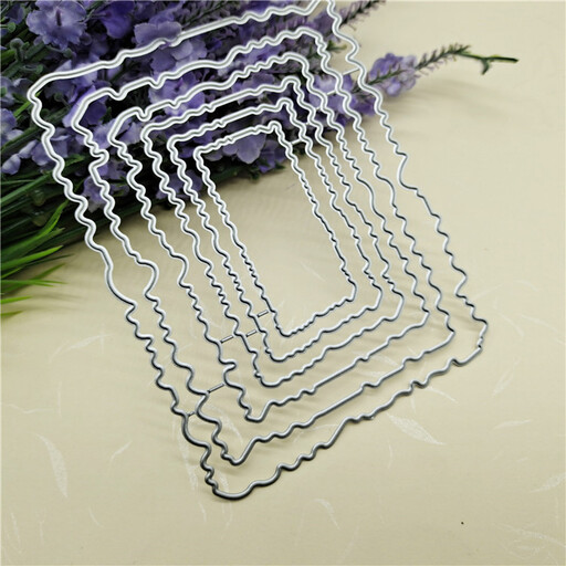 1Set Rectangle Frame Cutting Dies Metal Die Cuts for Decorative Paper Crafting