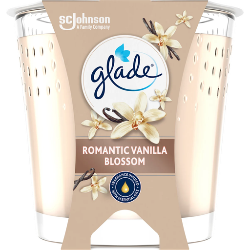 Glade Duftkerze im Glas Romantic Vanilla Blossom