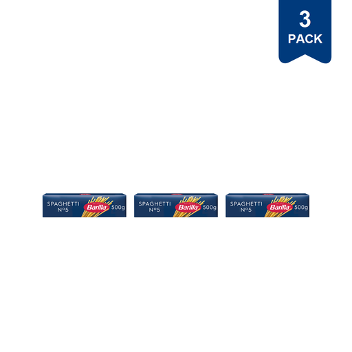 Barilla Spaghetti, three 500 g packs