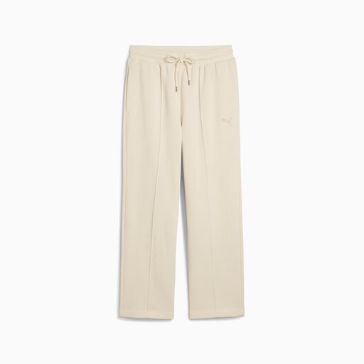 Puma Class Relaxed Pinnacle Pintuck Sweatpants in Alpine Snow