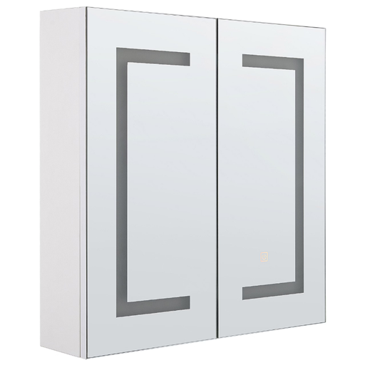 Beliani Bathroom Wall Mounted Mirror Cabinet MAZARREDO