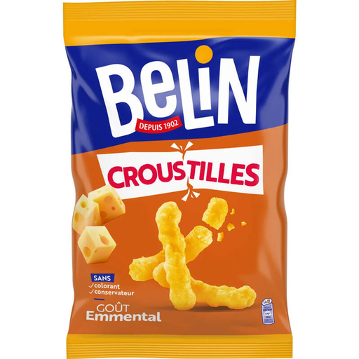 Belin Gruyère Crustless Cheese Crackers Family Pack 138 g