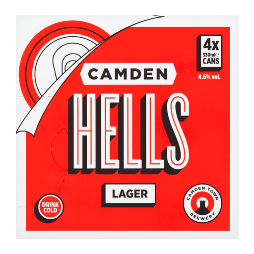 Camden Hells 4 x 330ml Can