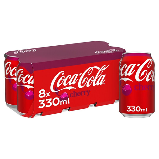 Coca-Cola Classic Cherry 8 × 330ml pack