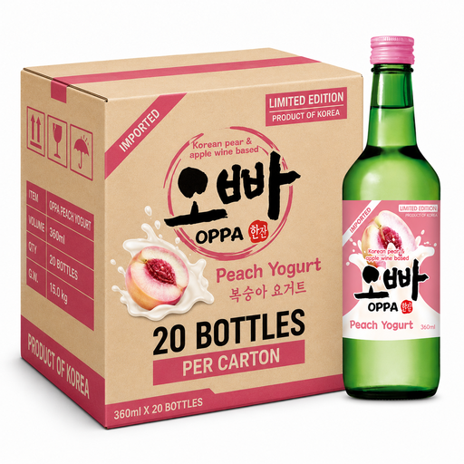 OPPA Soju Peach yogurt 12%