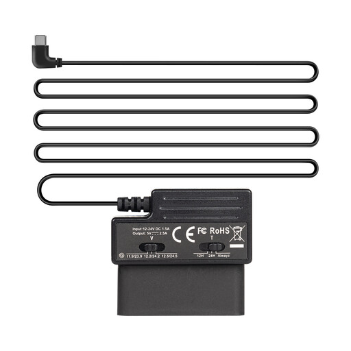 KAWA dash-cam OBD-to-Type-C power cable