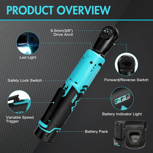 DURATECH electric ratchet wrench set