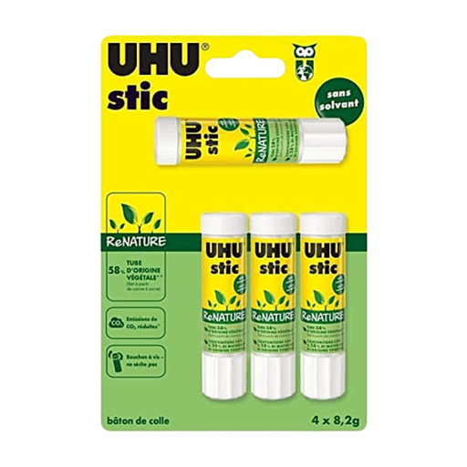 UHU STIC 8.2g ReNATURE x4