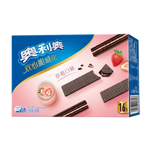 Oreo Double Heart Crunchy Wafers Strawberry Flavor 192g