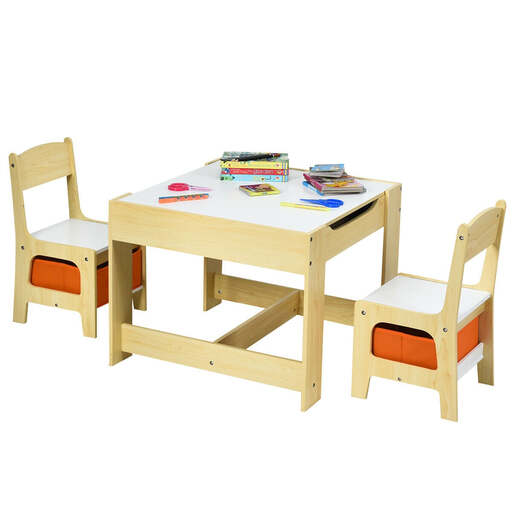 3-In-1 Kids Multi Activity Table & 2 Chairs Set