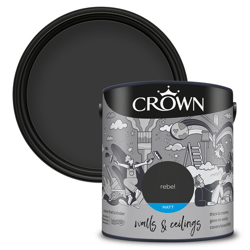 Crown Matt Emulsion Rebel 2.5L